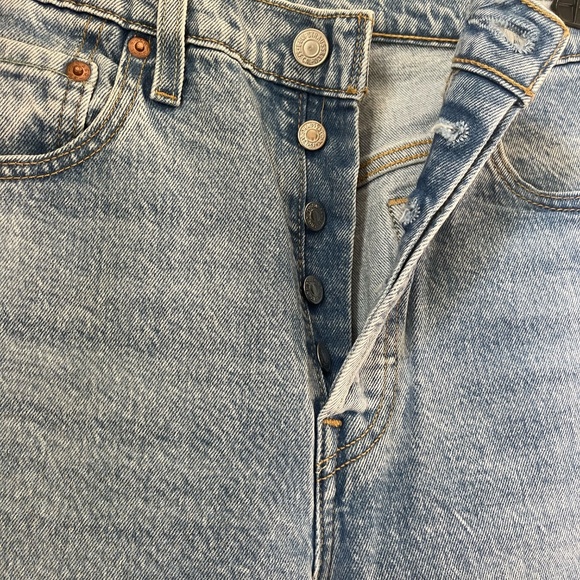 Levi's 501 skinny jeans in light blue - Picture 6 of 6